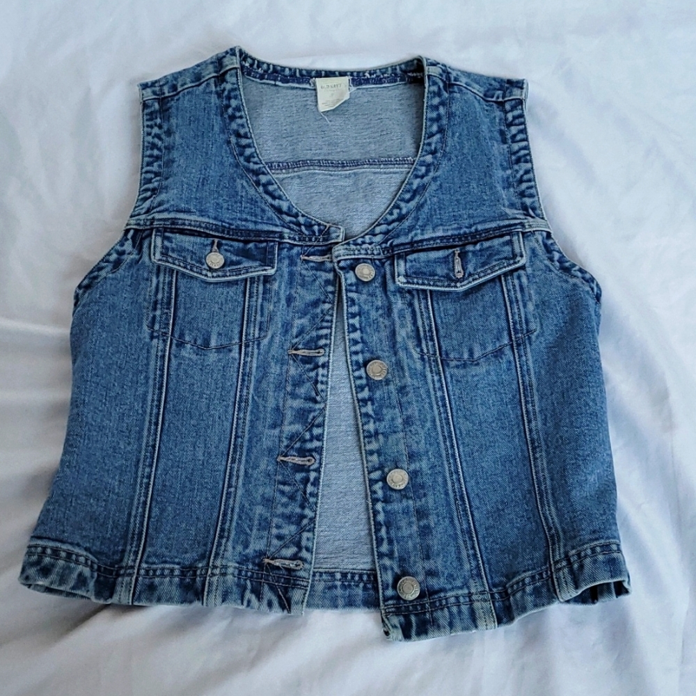 Vintage Old Navy denim vest - B6